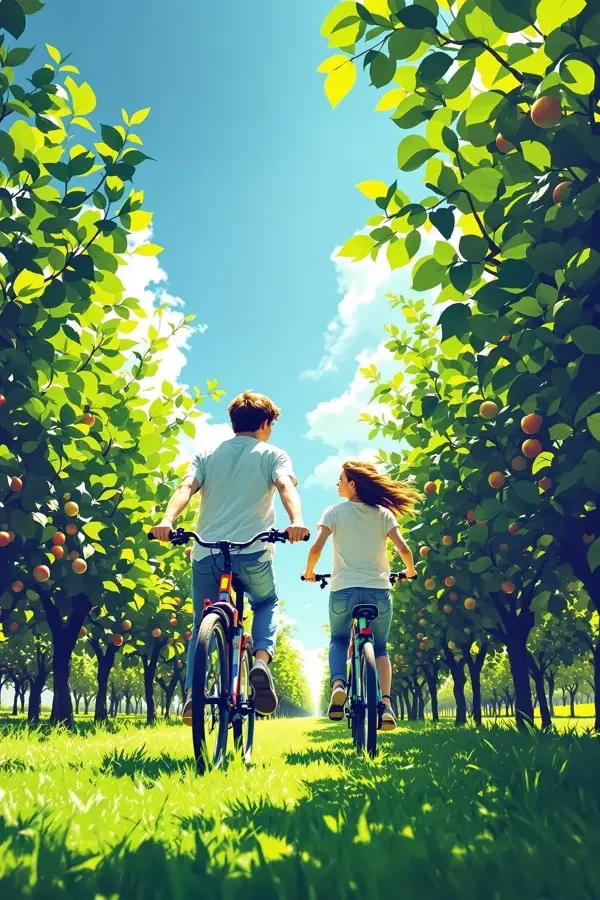 《重返十八岁的夏天》短剧封面海报，校园题材